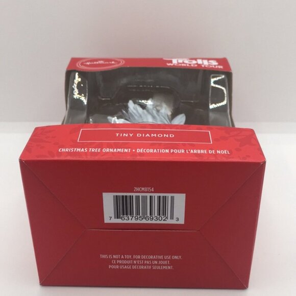 2020 Hallmark Dream Works Trolls World Tour Tiny Diamond Christmas Tree Ornament - Picture 6 of 9